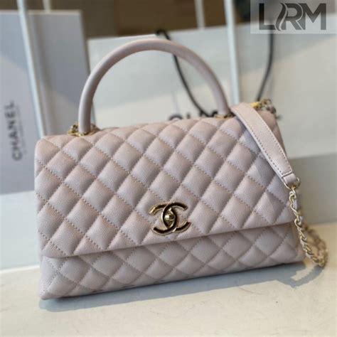 chanel a92991 pink|Large Flap Bag With Top Handle .